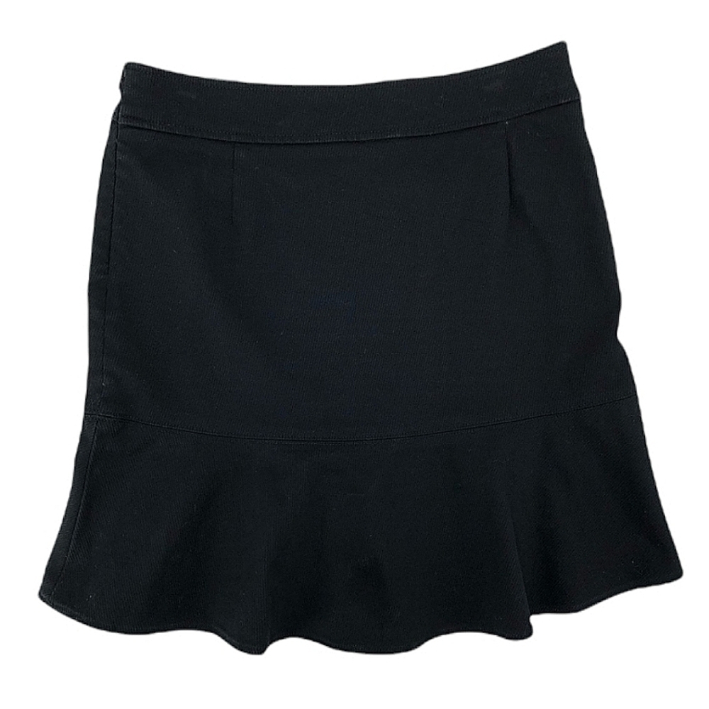 GAP Women’s 8 Stretch Black Fit & Flare Simple Cotton Skirt RN# 54023